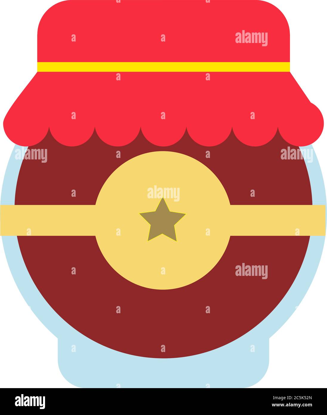 Jar of jam. Vector icon Stock Vector Image & Art Alamy