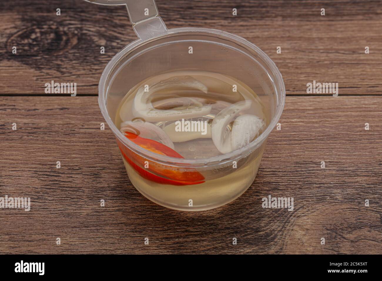 Vietnamese vinegar sauce with chili and garlic Stock Photo Alamy