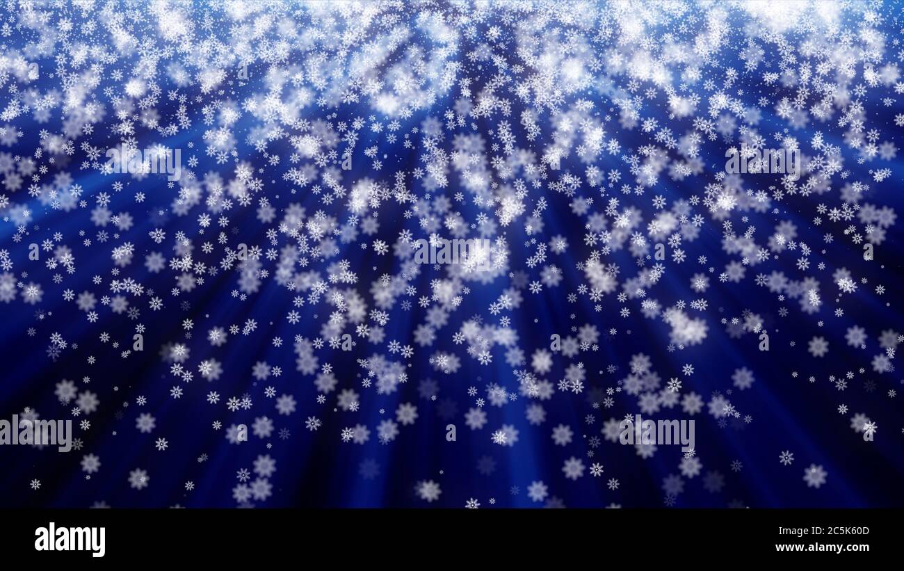 White isolated flakes falling down hi-res stock photography and images ...