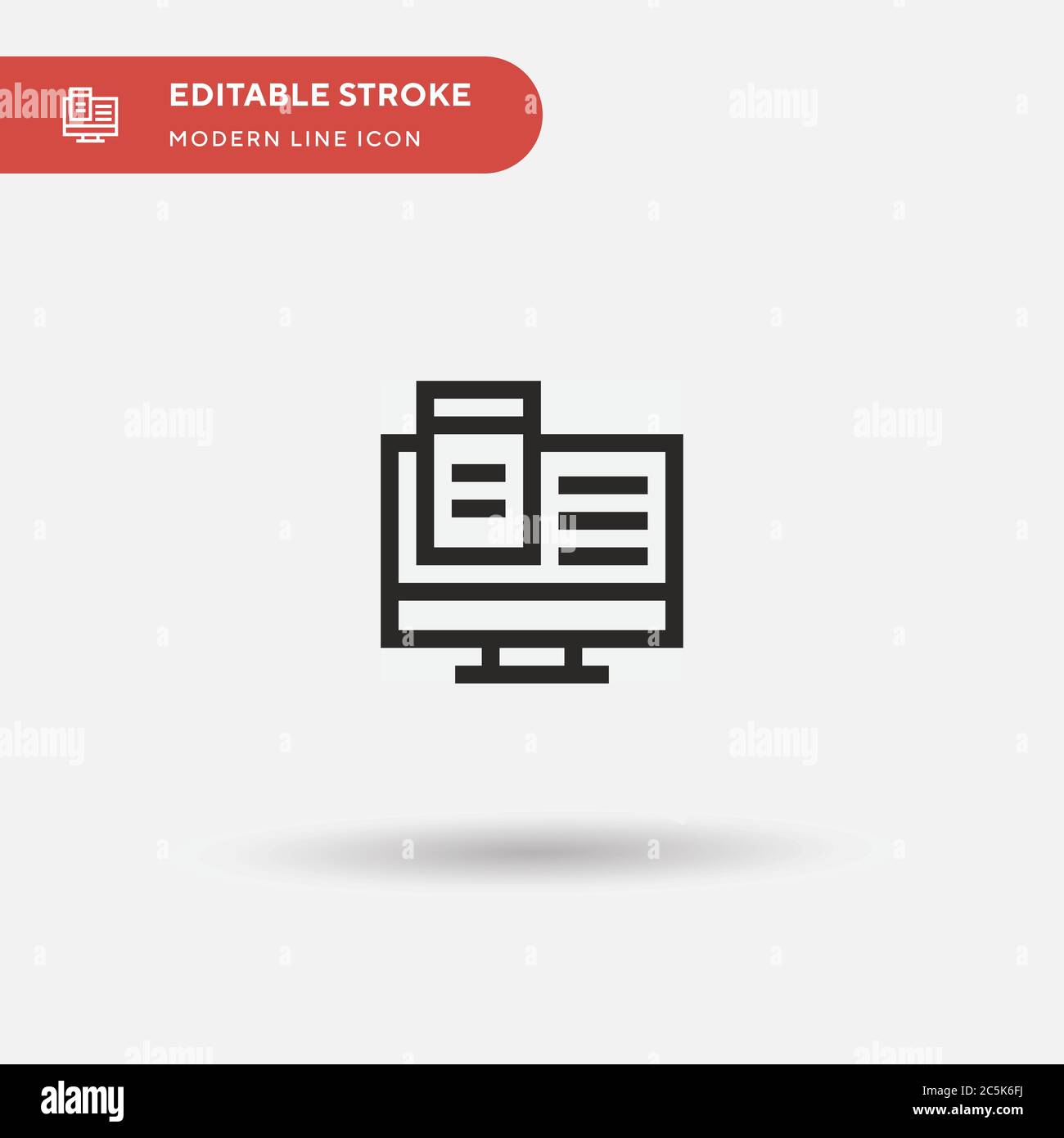 Programming Simple vector icon. Illustration symbol design template for ...
