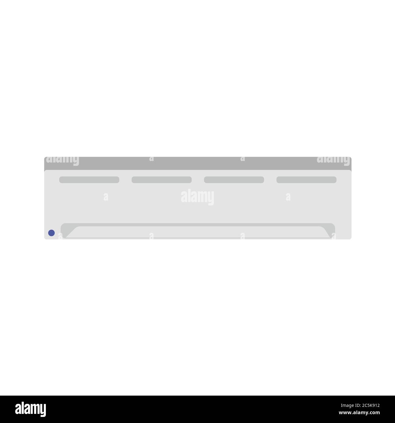 Air conditioning on white background. Vector illustration in trendy ...
