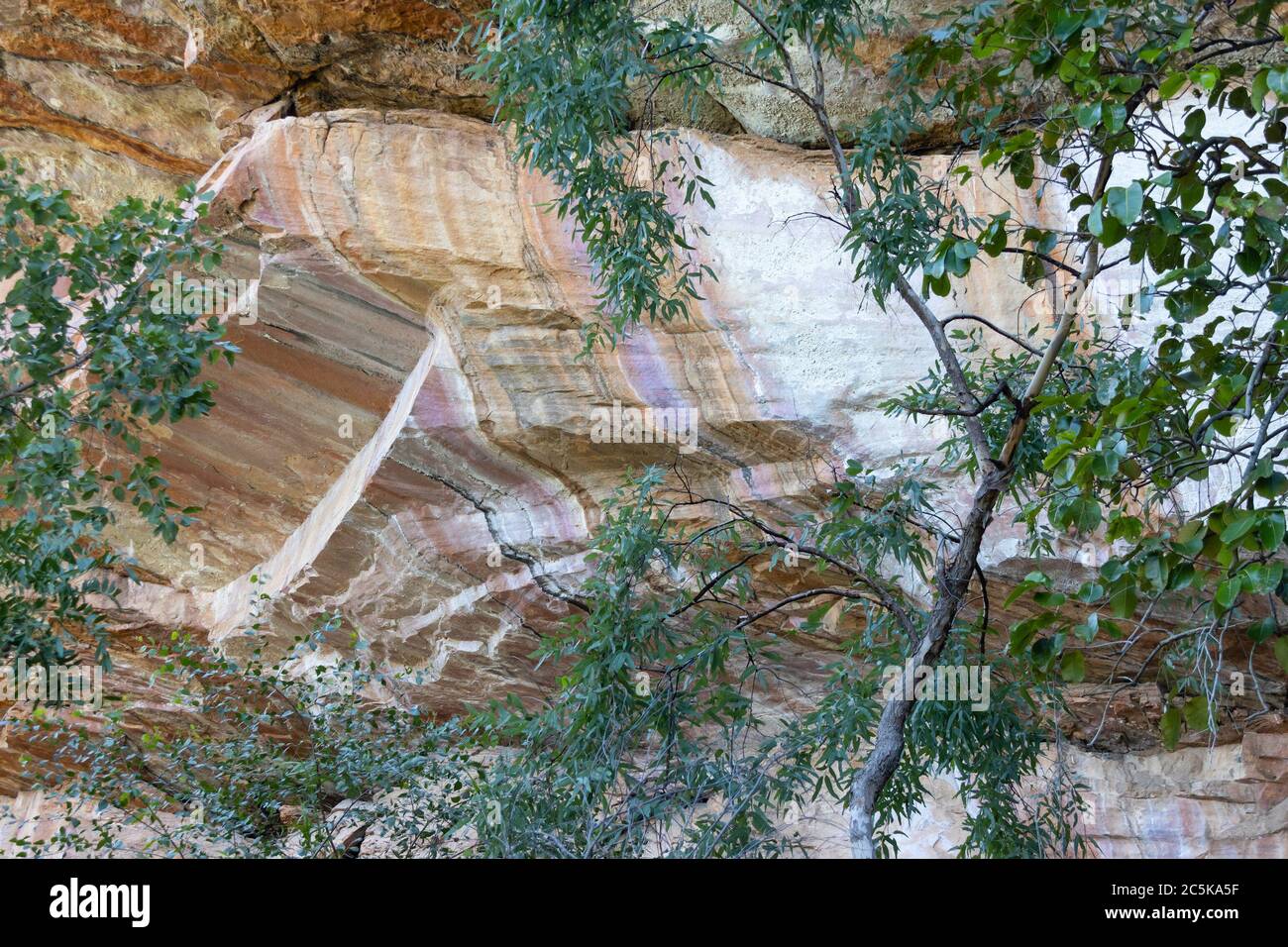 Australian Colorful Rocks Colorful sedimentary rocks at Nanguluwurr aboriginal rock art site ...
