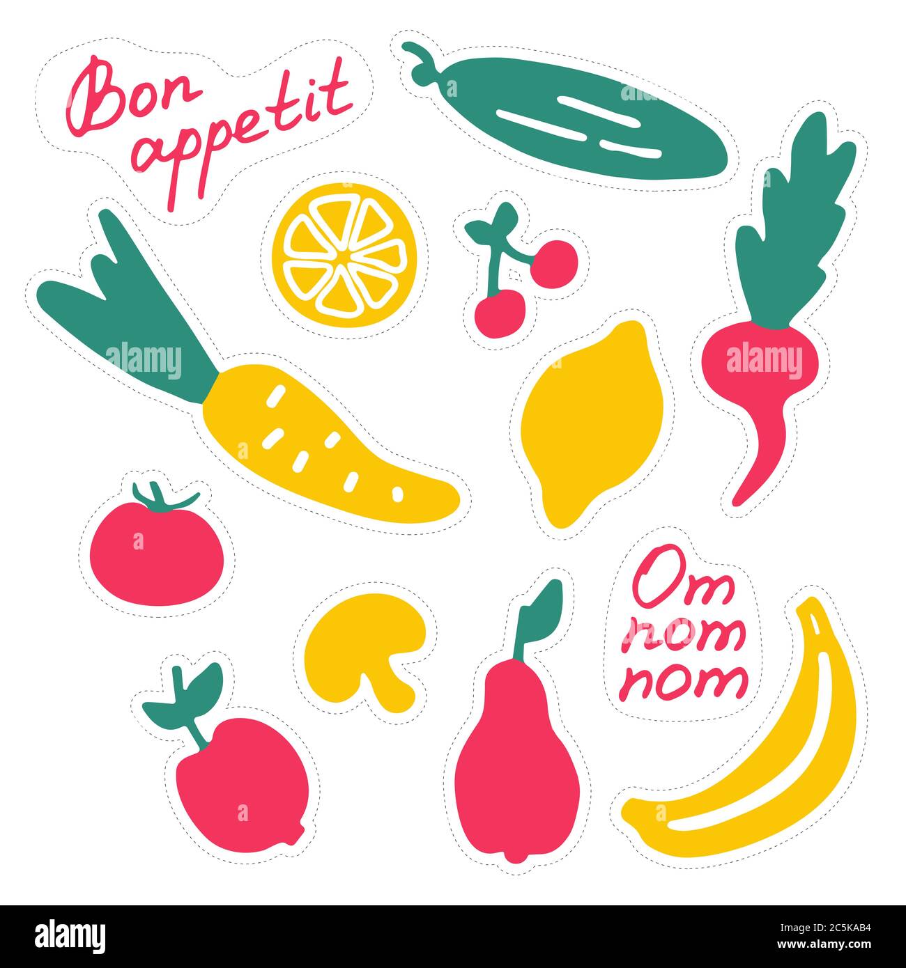 Bon Appetit' Sticker | Spreadshirt