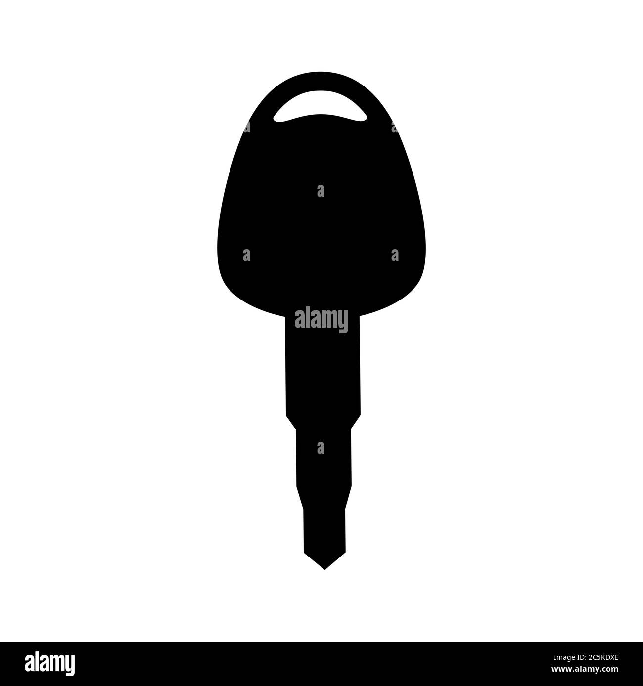 Car key icon on white background. Vector illustration in trendy flat style.  Isolated design element. ESP 10 Stock Vector Image & Art - Alamy