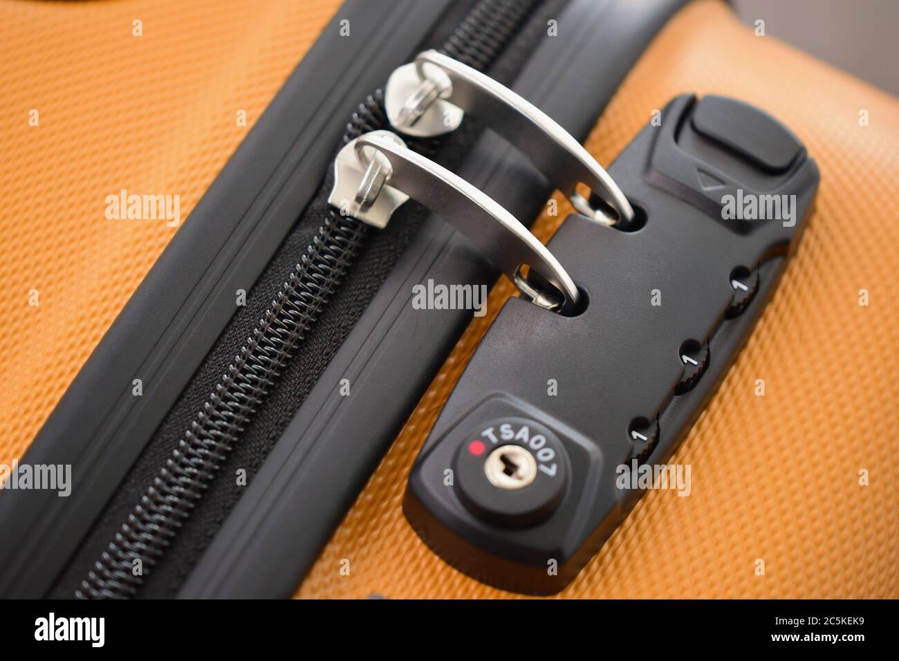 TSA accepted lock on luggage bag or suitcase (Transportation Security Administration of US