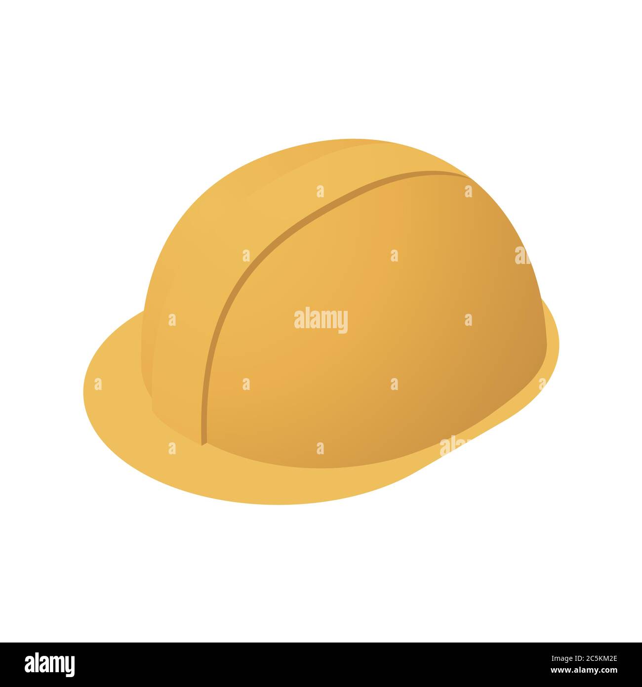 Construction helmet on white background. Vector illustration. EPS 10. Stock Vector