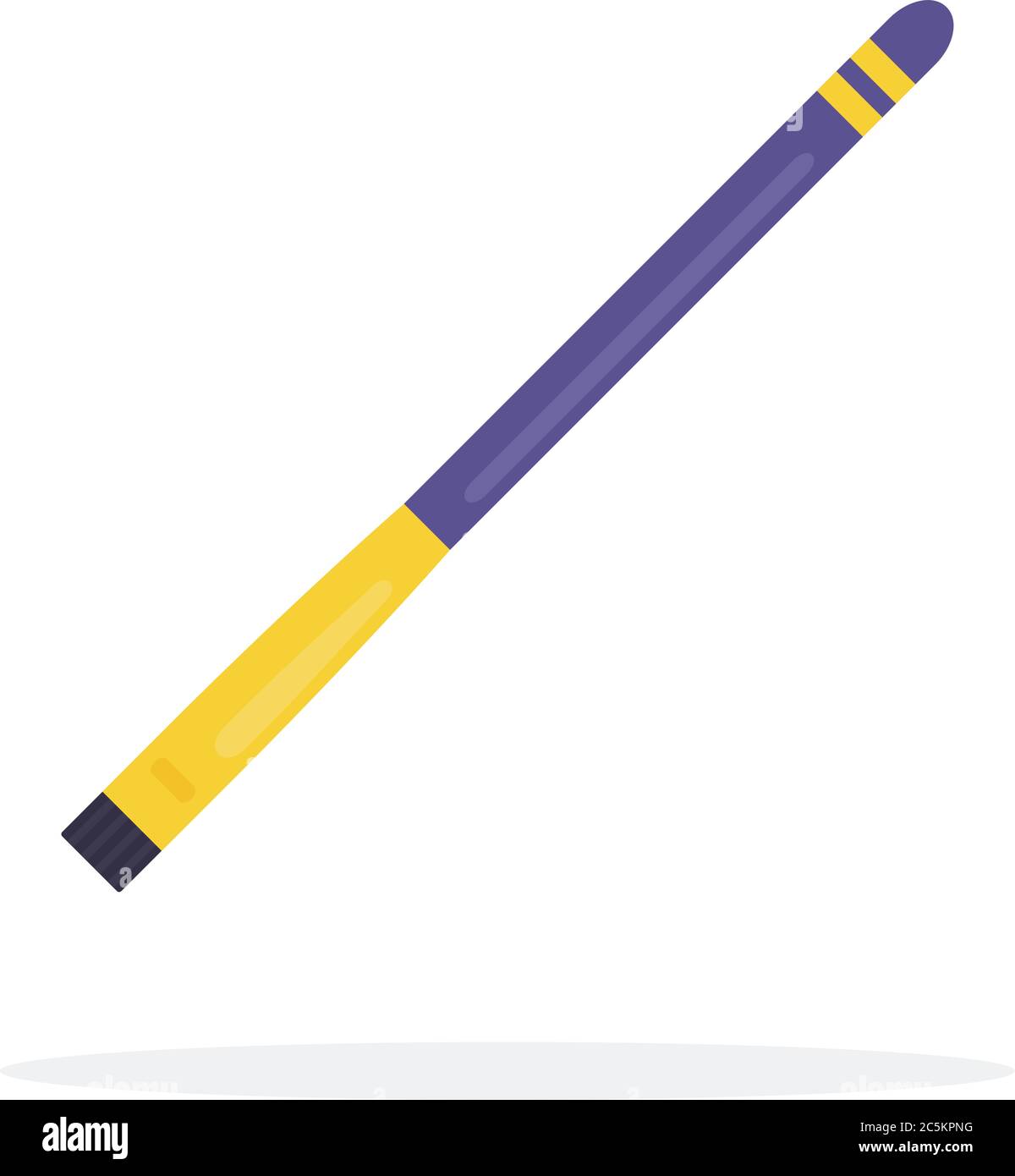 Eyebrow brush vector icon flat isolated illustration Stock Vector