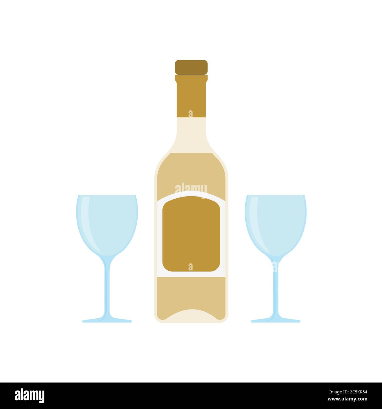 https://c8.alamy.com/comp/2C5KR54/alcohol-bottle-and-glasses-on-white-background-vector-illustration-in-trendy-flat-style-eps-10-2C5KR54.jpg