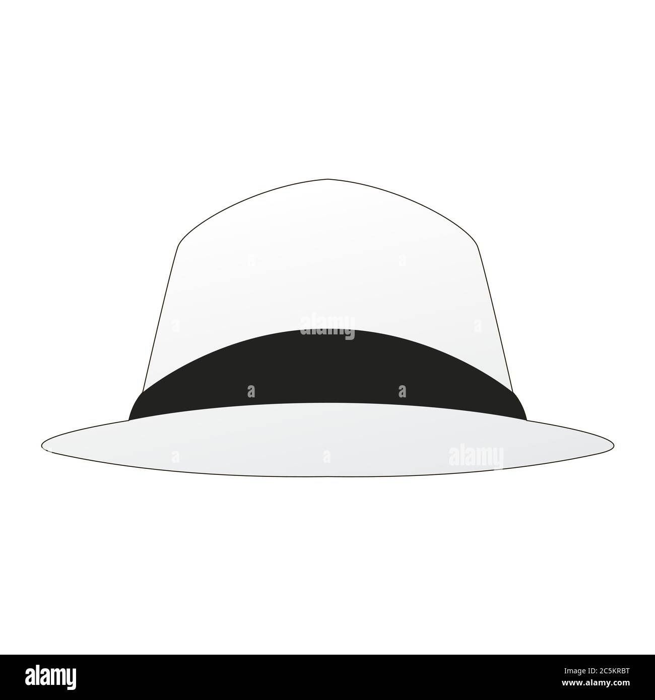 Hat icon in trendy flat style. Vector illustration. EPS 10. Stock Vector