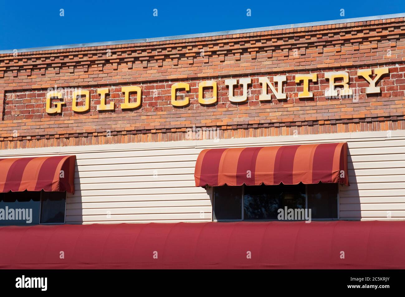 Store sign in Auburn, California, USa Stock Photo Alamy