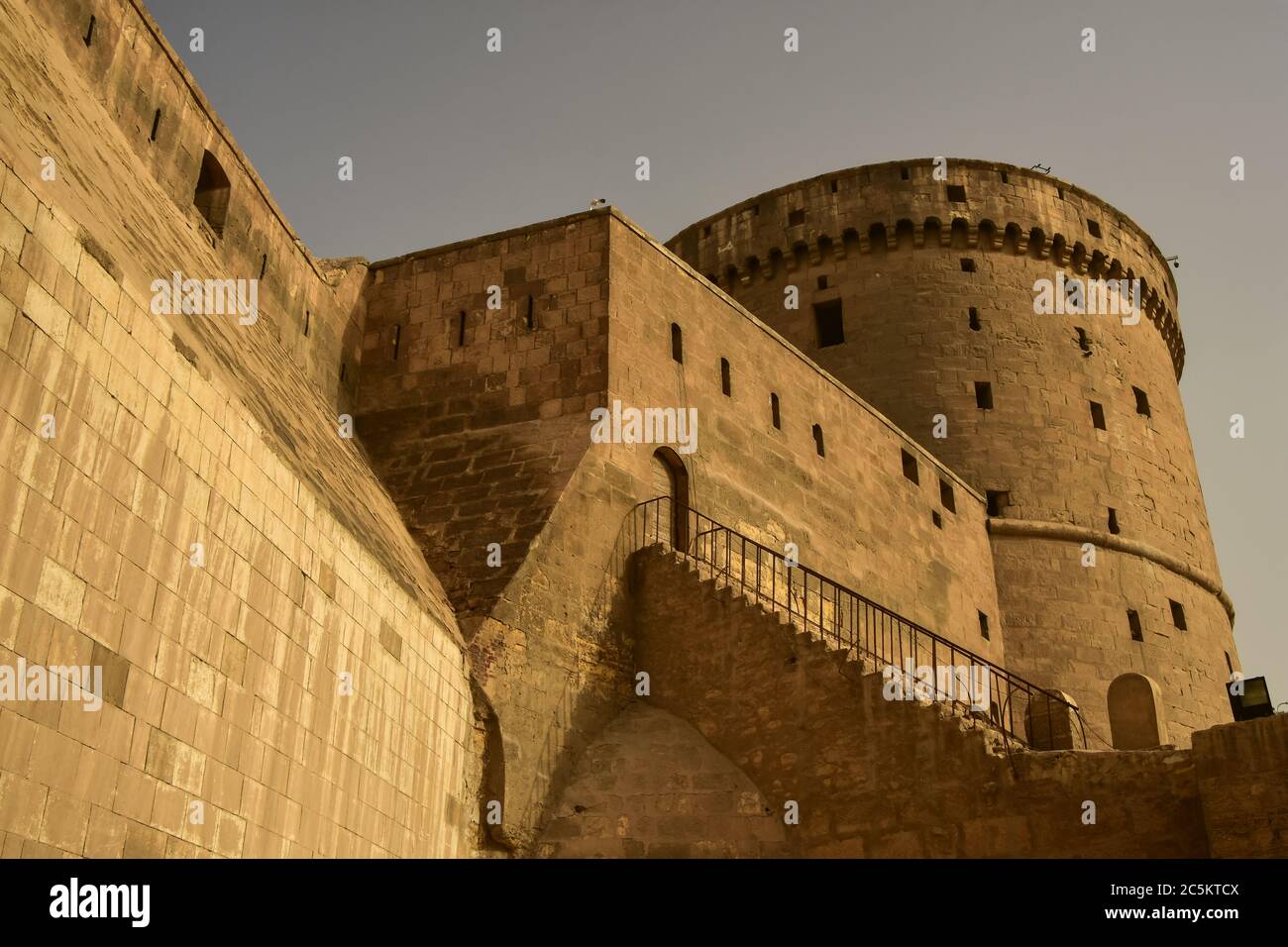 A tower in the Citadel, Cairo Stock Photo