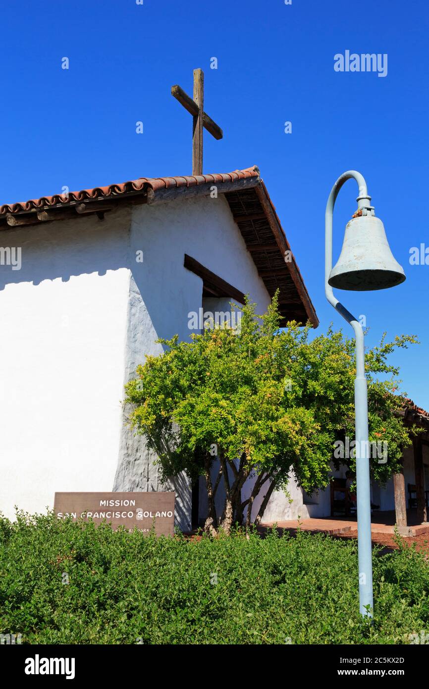 Mission San Francisco Solano de Sonoma, Sonoma County,California,USA Stock  Photo - Alamy