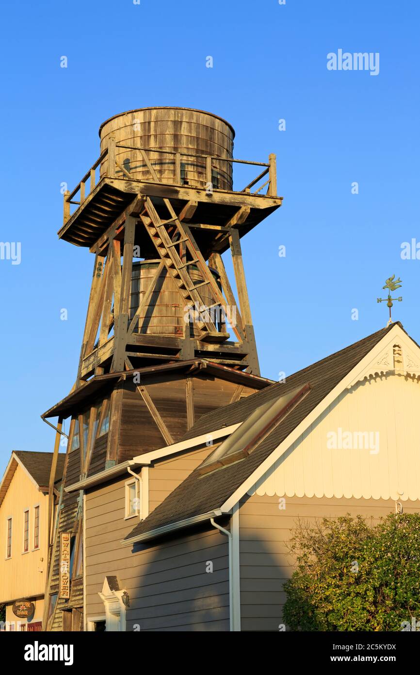 Water Tower in Mendocino,California,USA Stock Photo Alamy