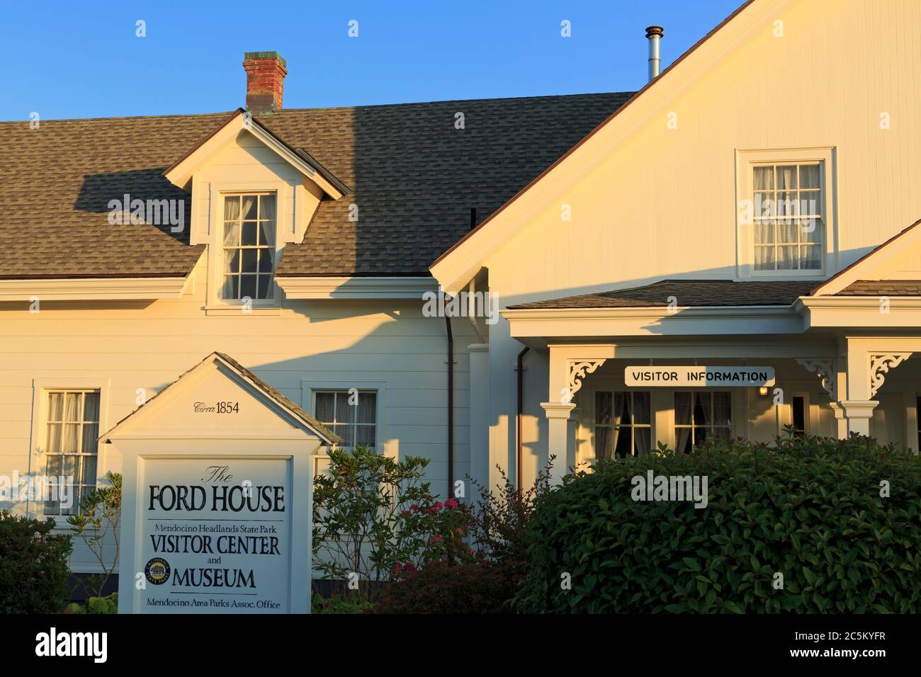 The Ford House & Museum,Mendocino,California,USA Stock Photo Alamy