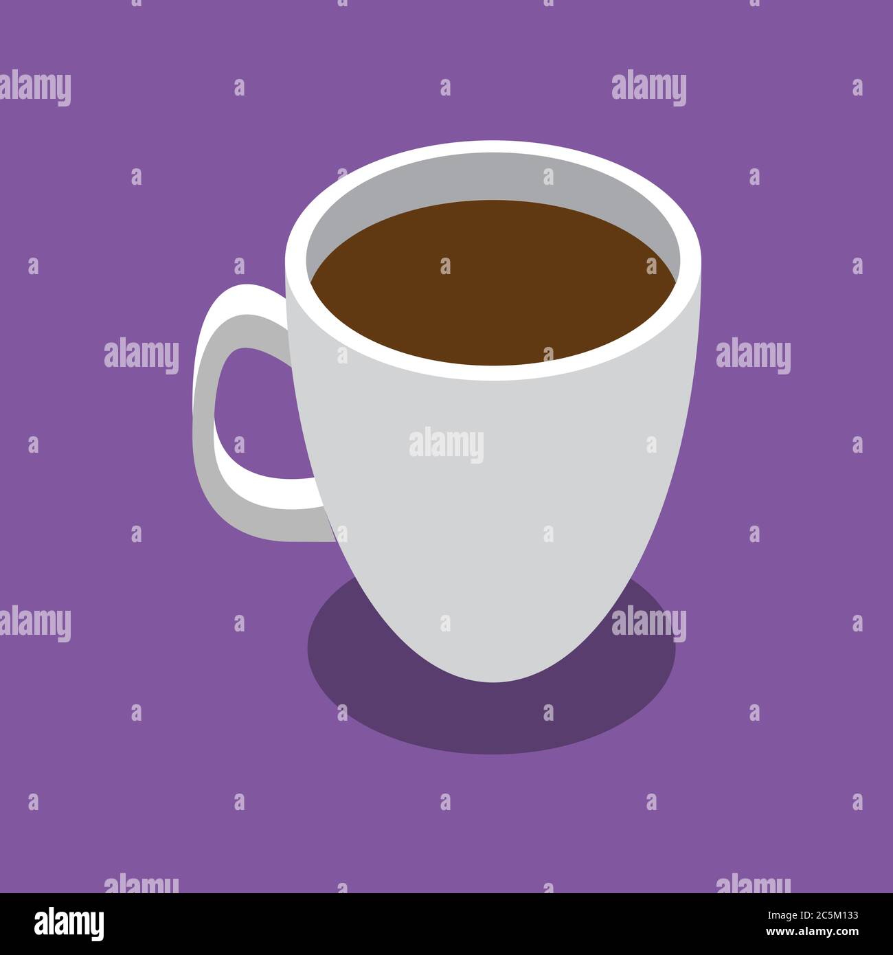 Espresso cup illustration Stock Vector Images - Alamy