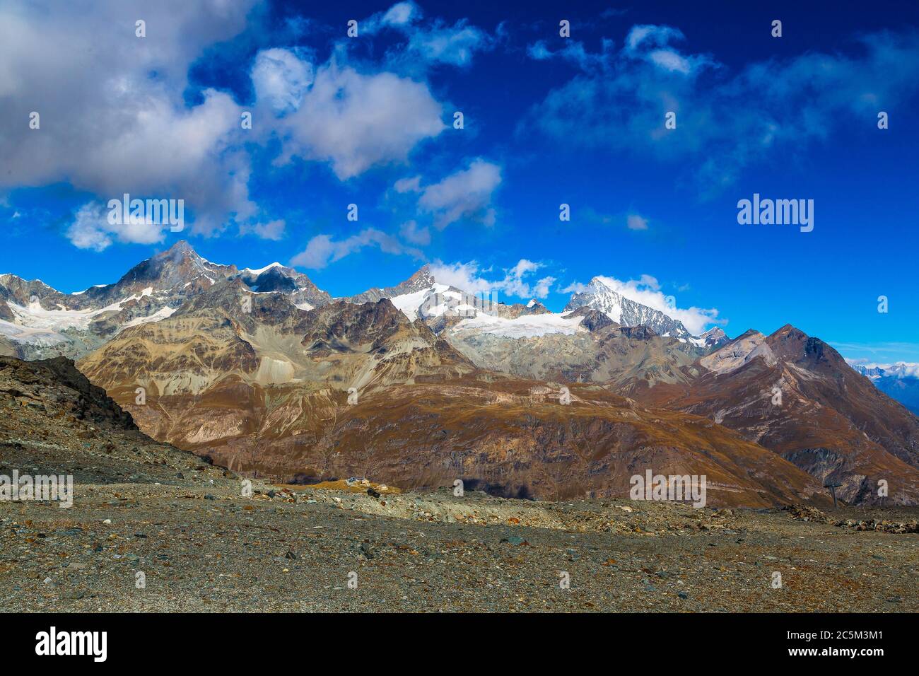 Alps mountain landscape in a beautiful day in Switzerland Stock Photo ...