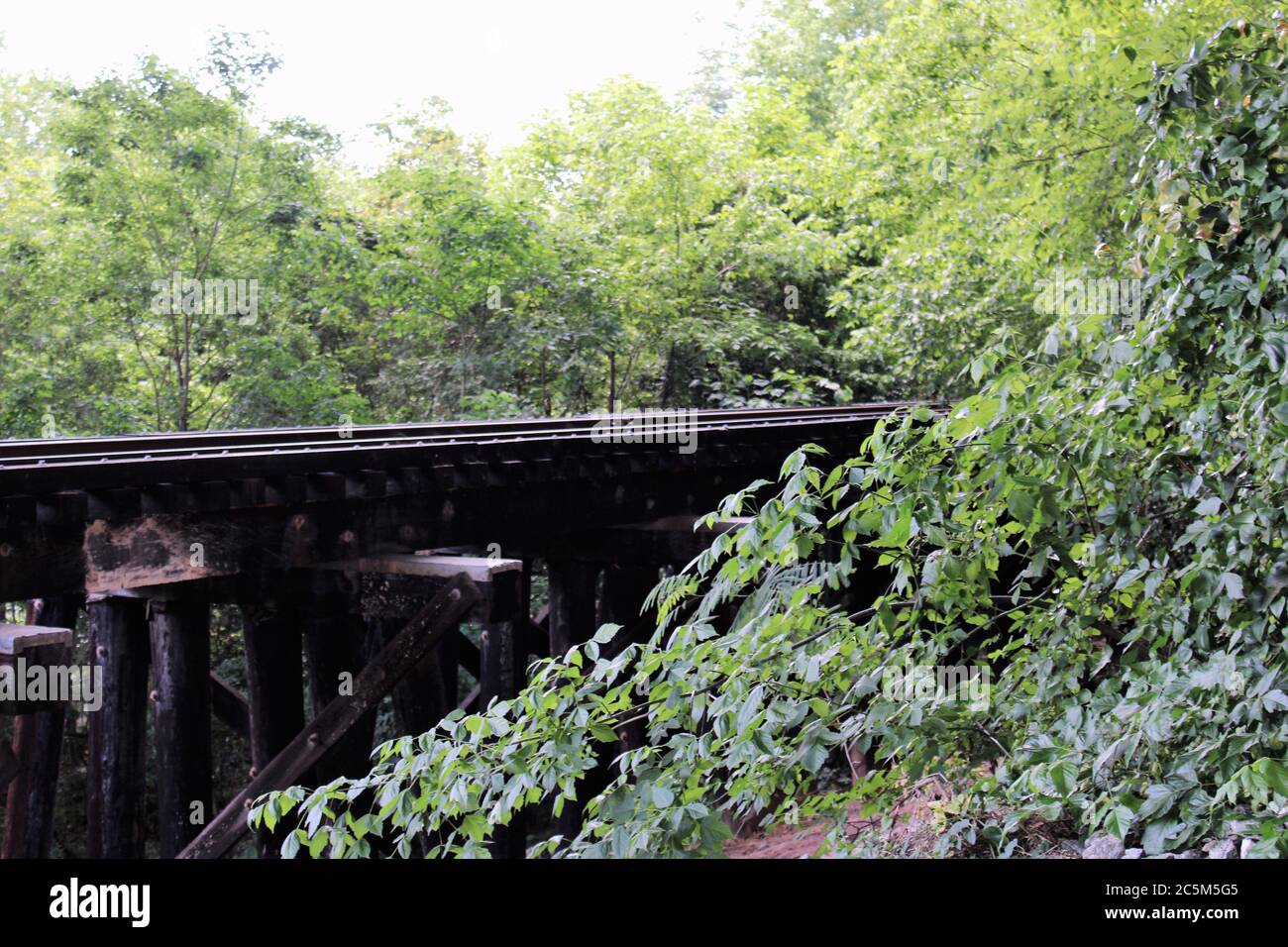 Railway bridge Stock Photo