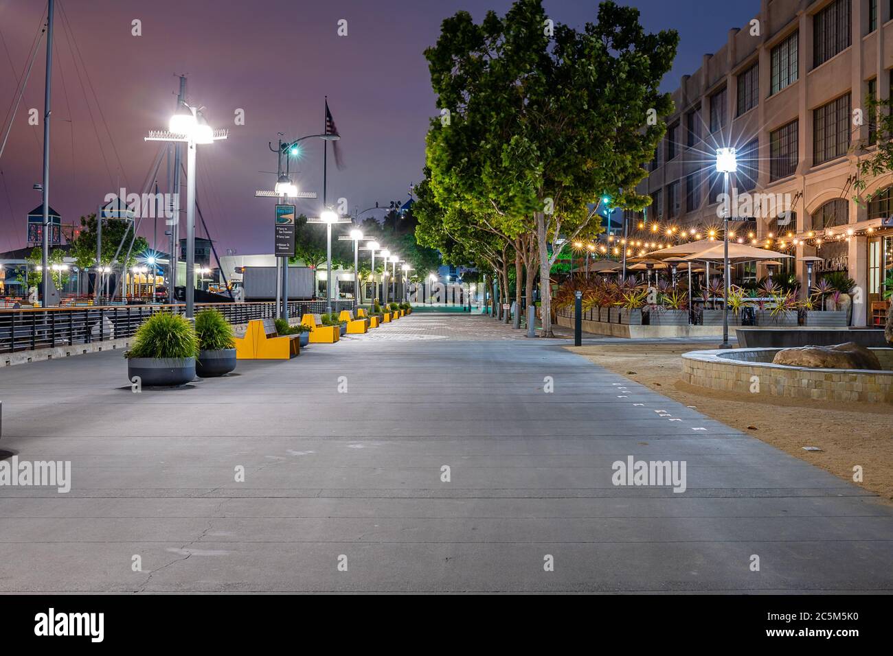 Jack London Square at Dawn Stock Photo Alamy