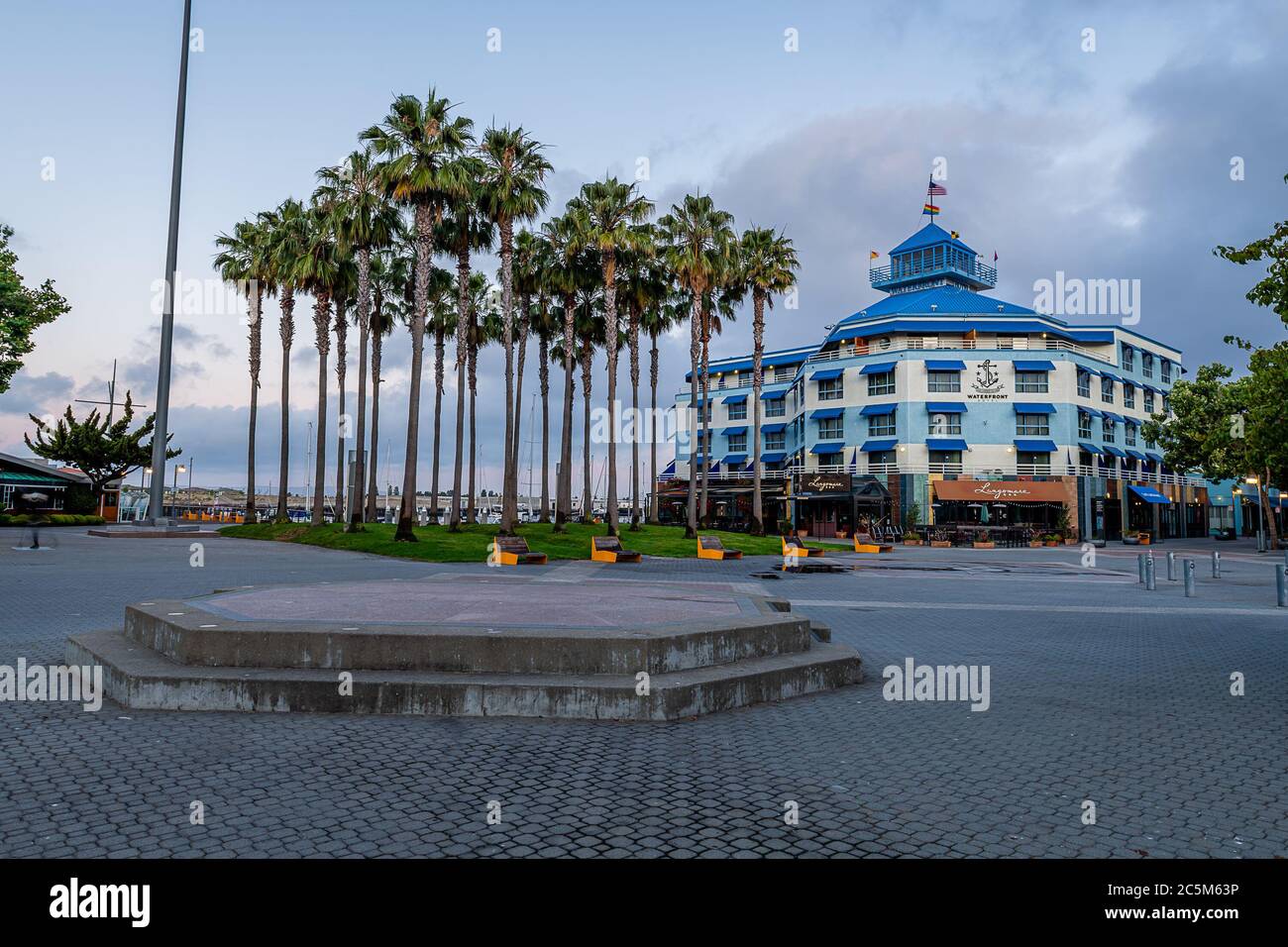 Jack London Square at Dawn Stock Photo Alamy