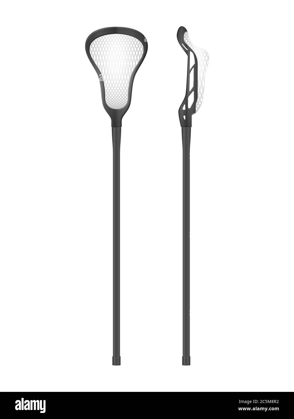 Lacrosse stick on a white background. Vector illustration Stock Photo