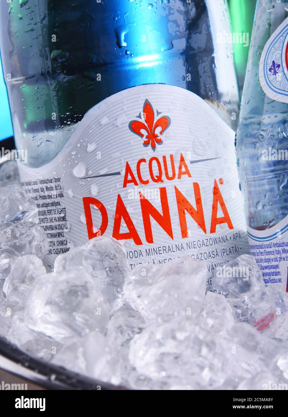 POZNAN POL JAN 3 2020 Bottles Of Acqua Panna An Italian Brand Of 