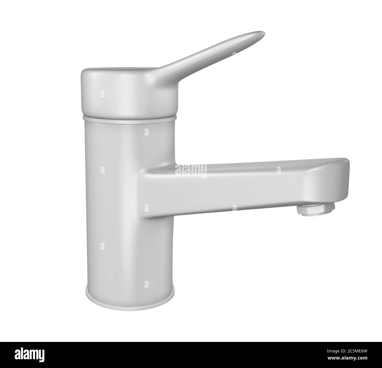 Faucet for sink isolated on white background with Clipping Path Stock