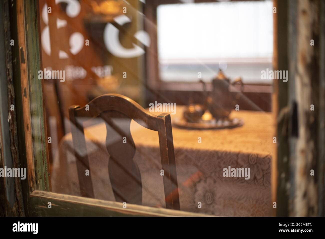 Rusty old valves, gauges and metal parts on an antique steam locomotive ...