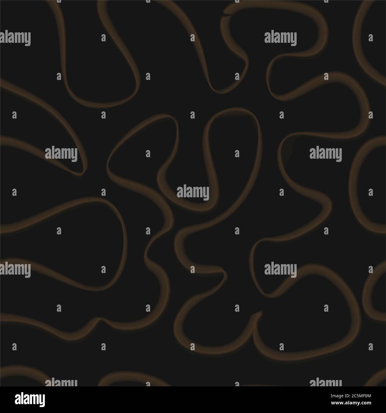 Seamless curly vector repeat pattern with black background Stock Photo ...