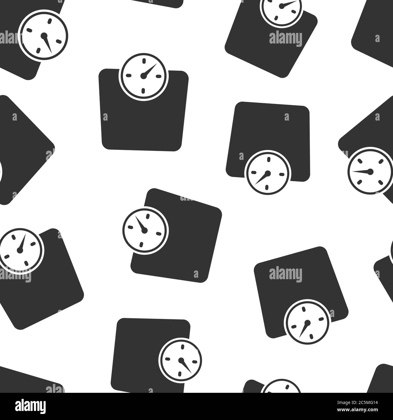 Scale icon in flat style. Balance vector illustration on white isolated ...
