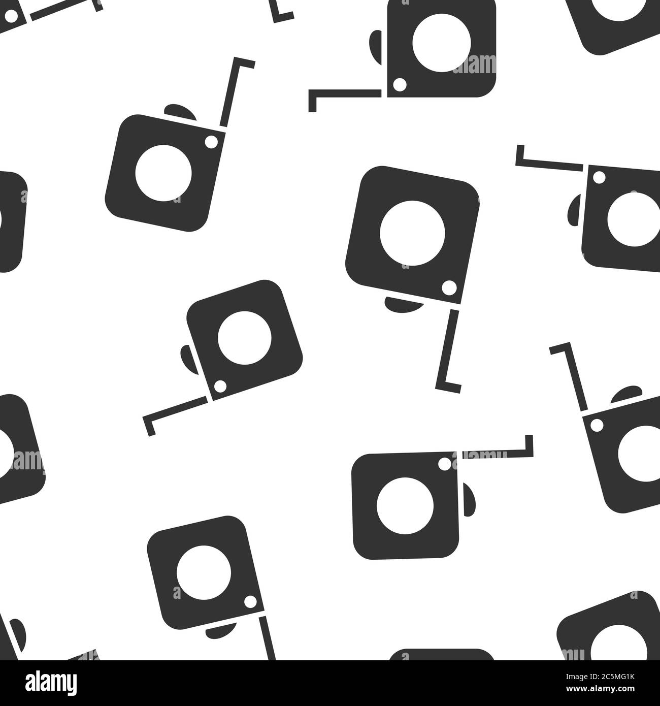 Measure tape icon in flat style. Ruler sign vector illustration on ...