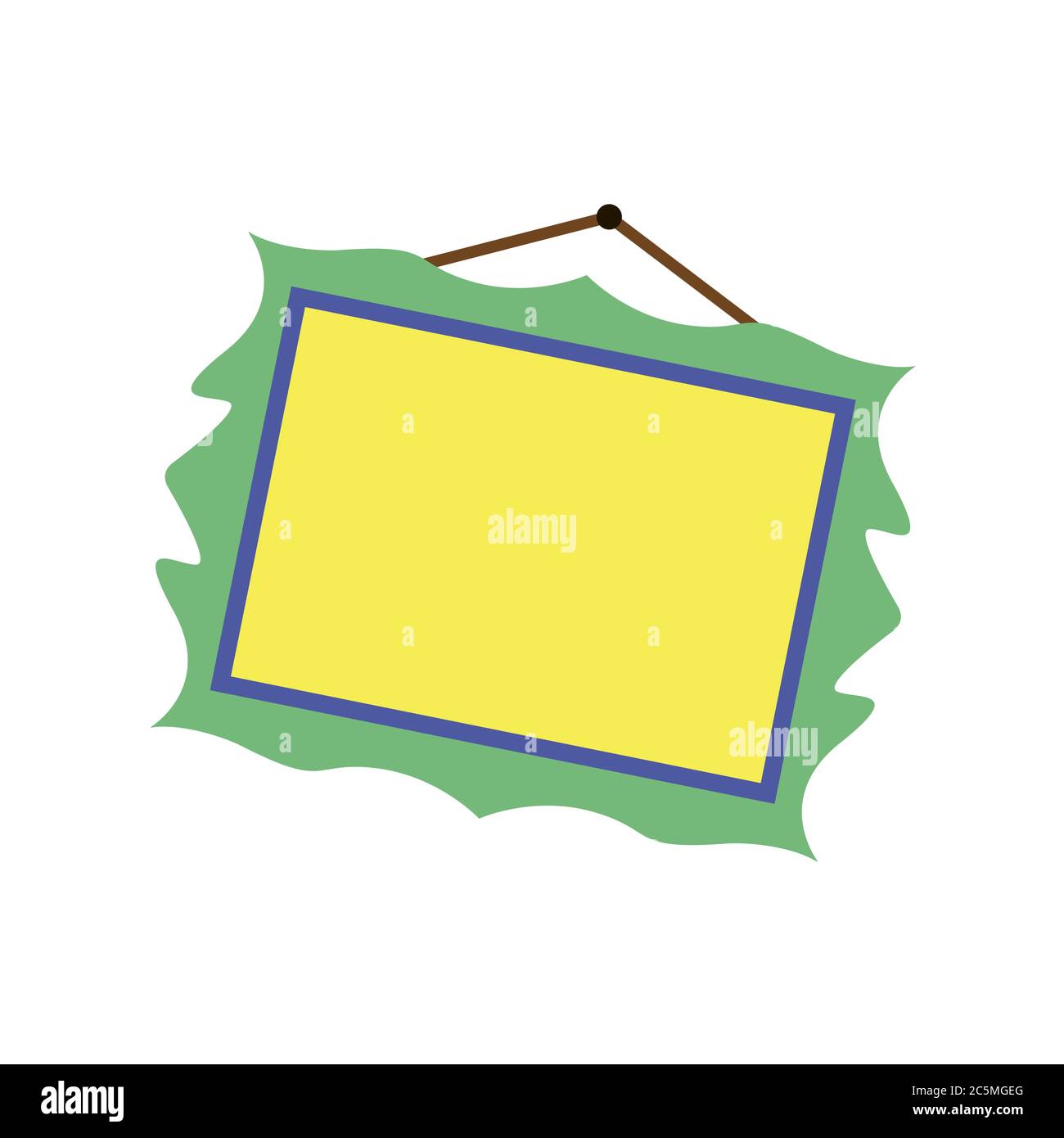 Frame for painting picture on white background vector eps 10 hi-res ...