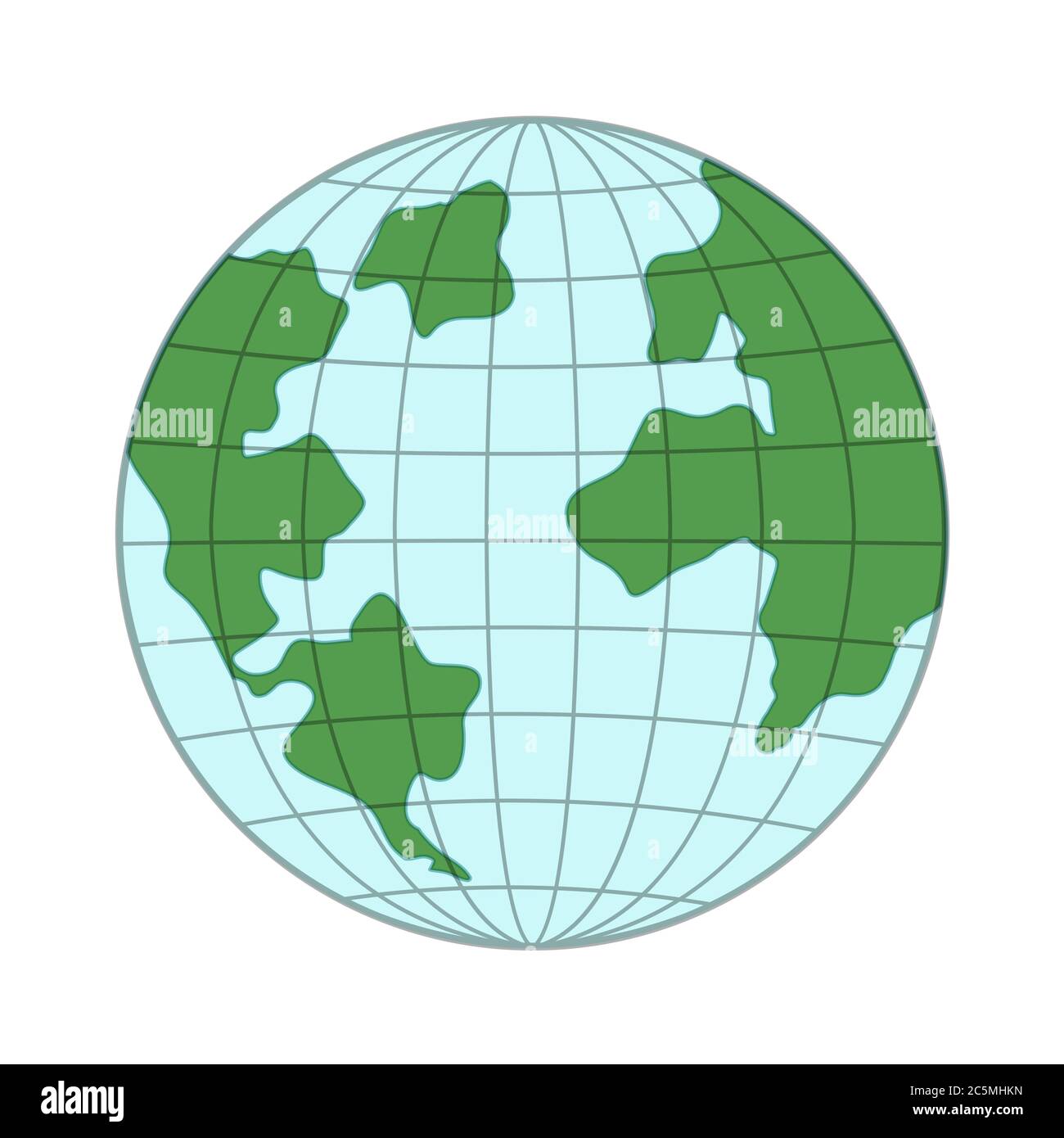Planet earth illustration blue white Stock Vector Images - Alamy