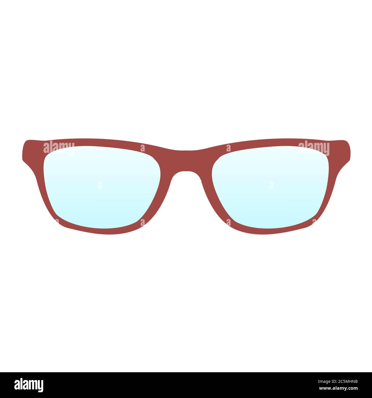 Sunglasses on white background. Vector illustration. EPS 10. Stock Vector