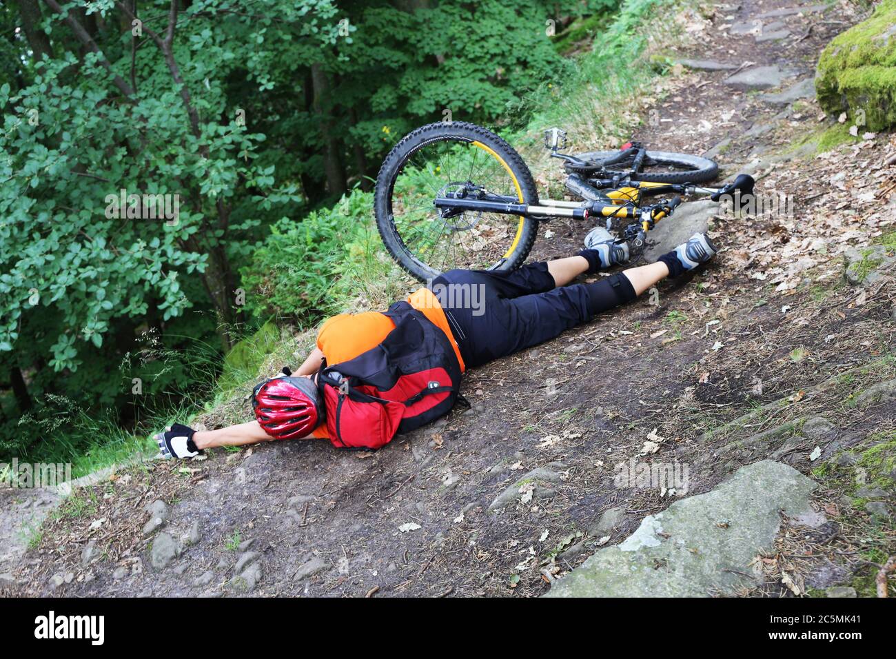 Mountainbike crash hires stock photography and images Alamy