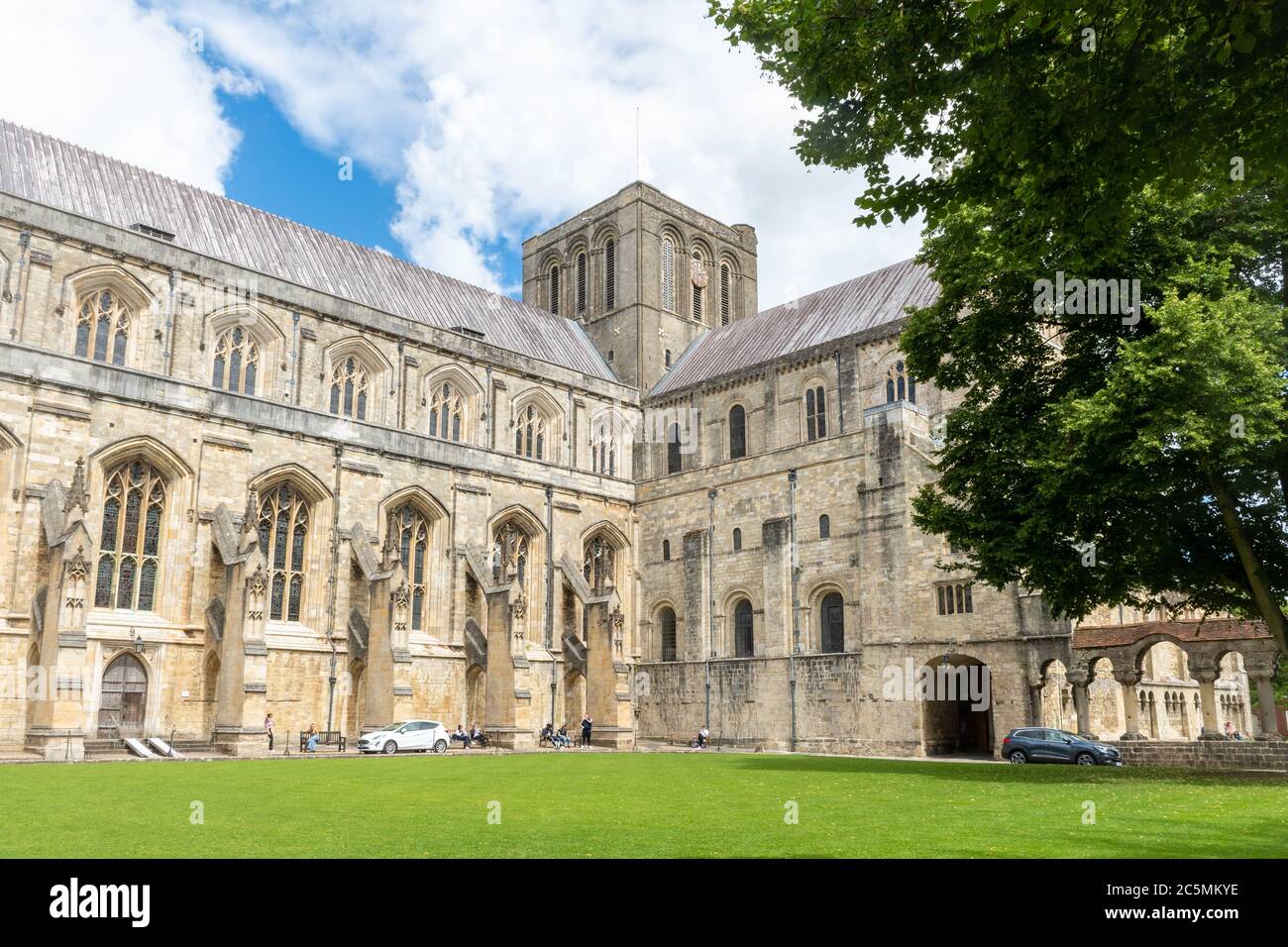 Winchester Cathedral in Hampshire, England, UK Stock Photo