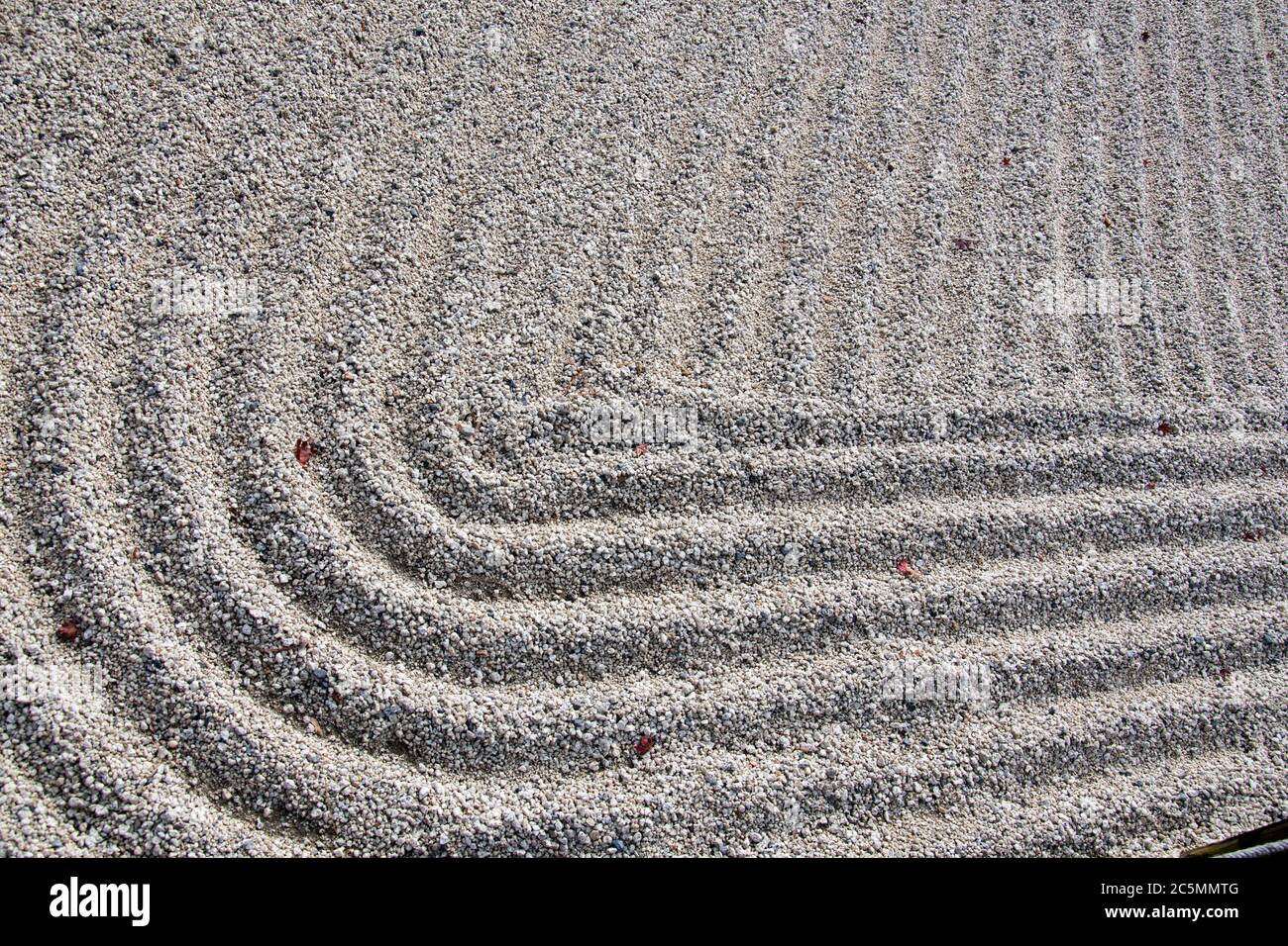 Sand art of Zen philosophy at Garden of Tenryuji Temple, Kyoto, Japan ...