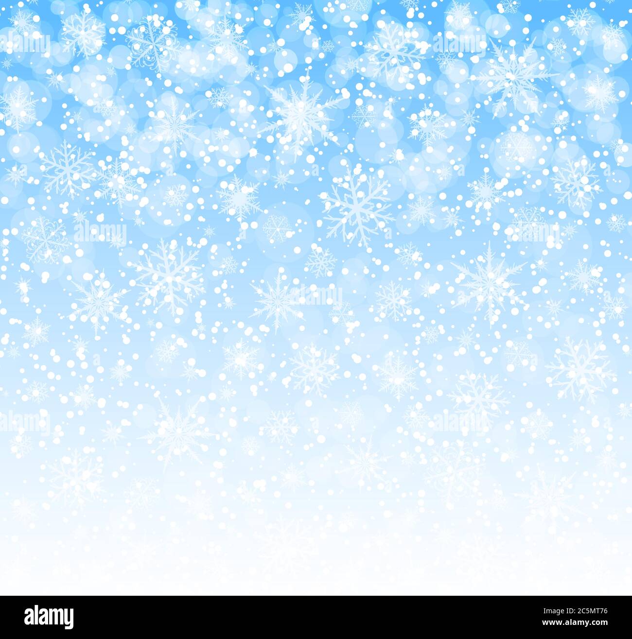 Winter background with snowflakes vector Stock Vector Image & Art - Alamy