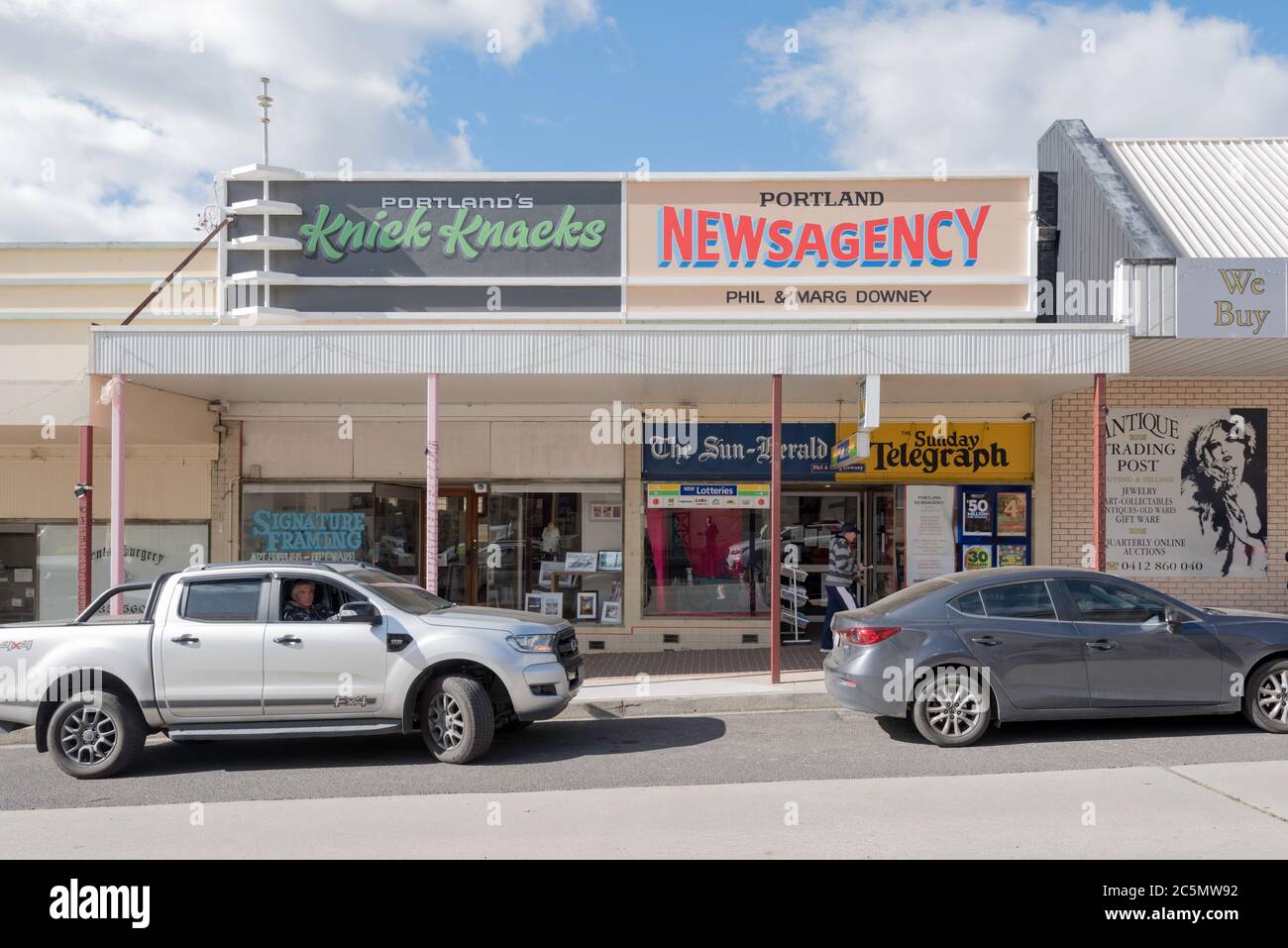 The Knick Knack shop and Newsagency or News Agent store in the rural