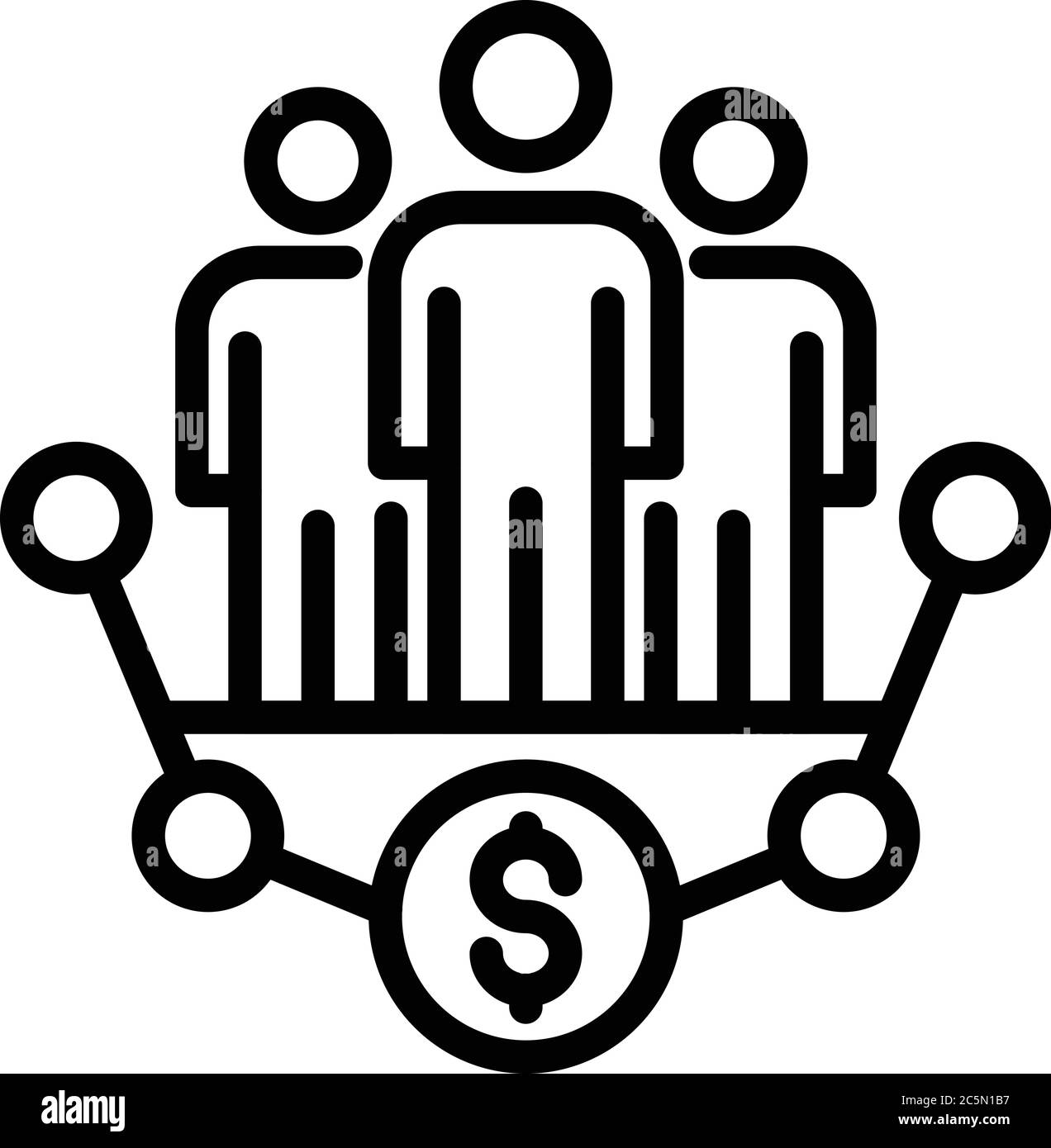 Broker group icon, outline style Stock Vector Image & Art - Alamy