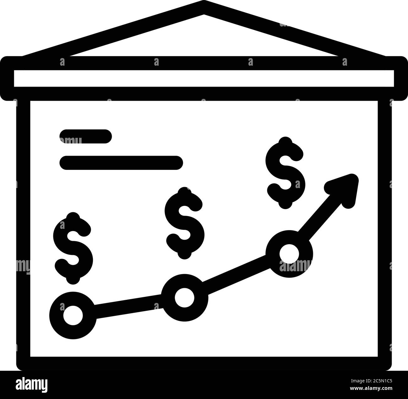 Broker money banner icon, outline style Stock Vector Image & Art - Alamy