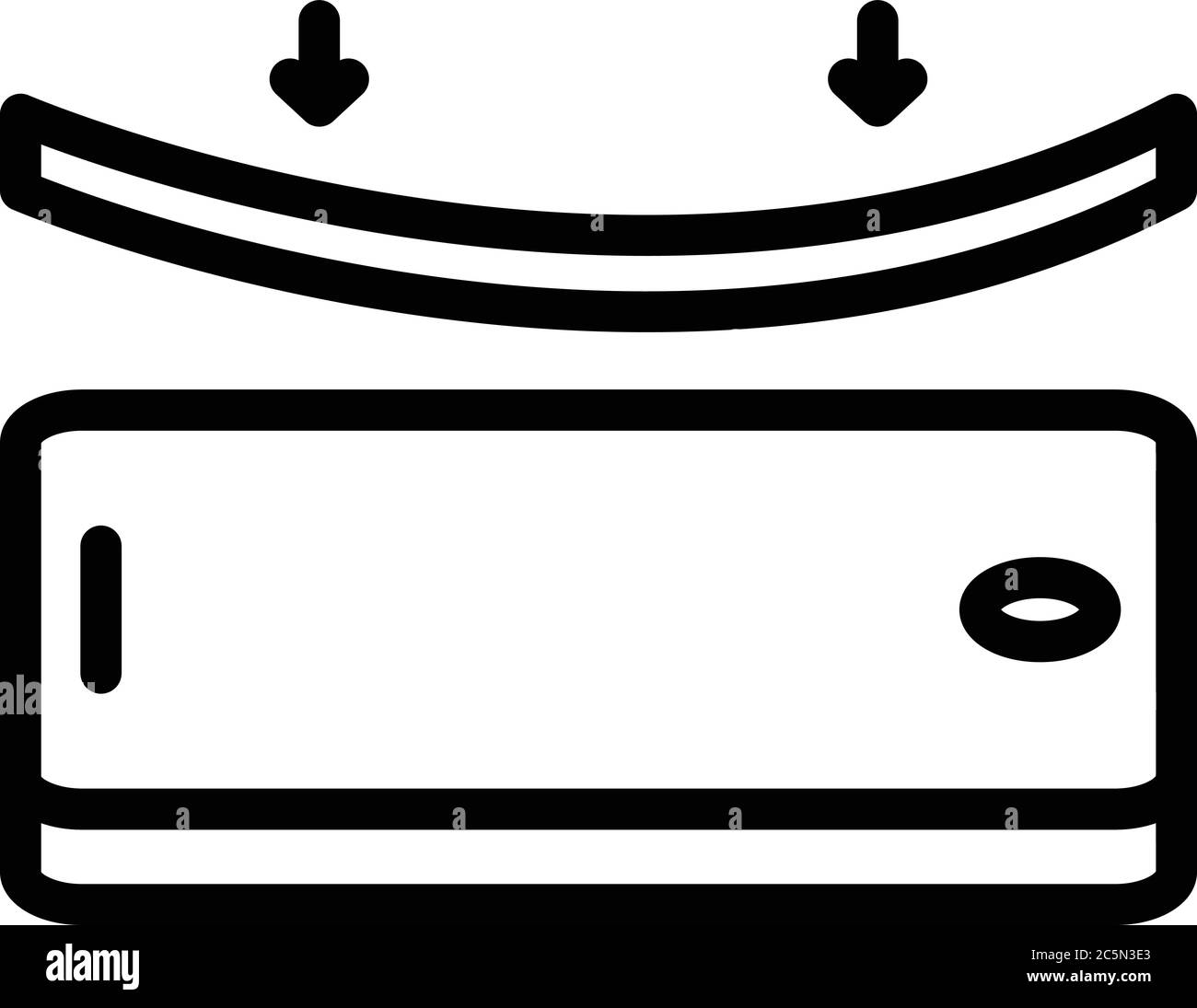 Device screen protector icon, outline style Stock Vector Image & Art Alamy