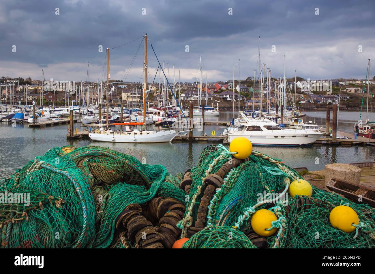 Kinsale, County Cork, Republic of Ireland. Eire.  The harbour. Stock Photo