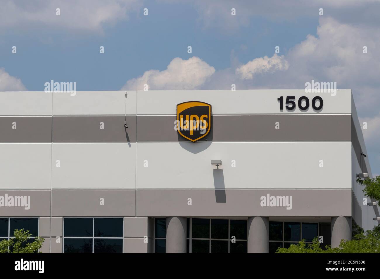 Florence Circa July 2020 UPS logistics center. United Parcel Service