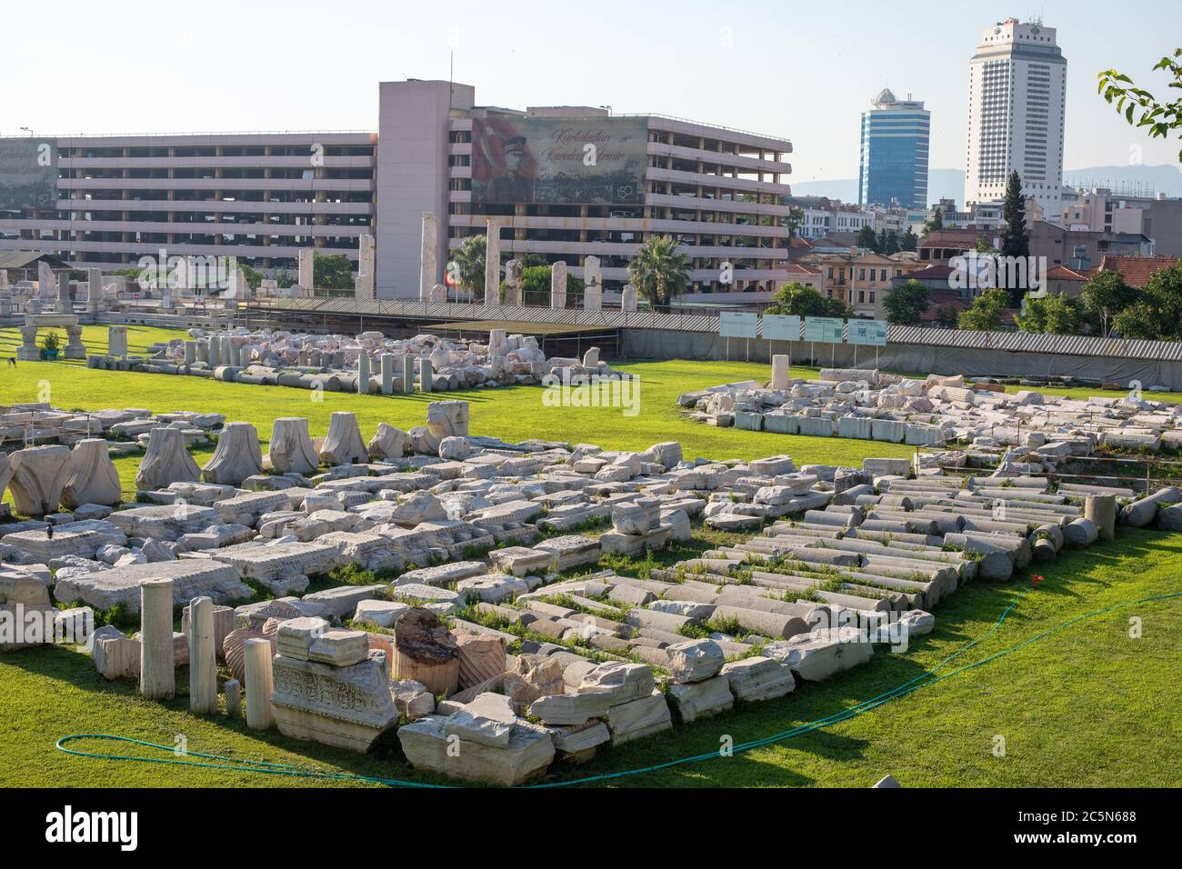 The Agora of Smyrna, alternatively known as the Agora of İzmir, is an ...