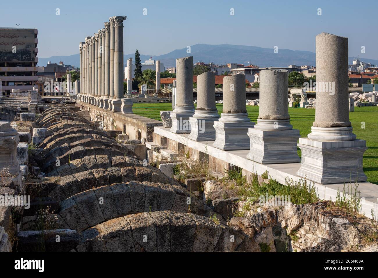 The Agora of Smyrna, alternatively known as the Agora of İzmir, is an ...