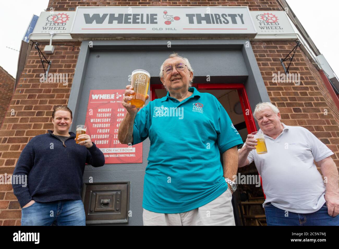 Pub reopens after Coronavirus lockdown UK Stock Photo Alamy