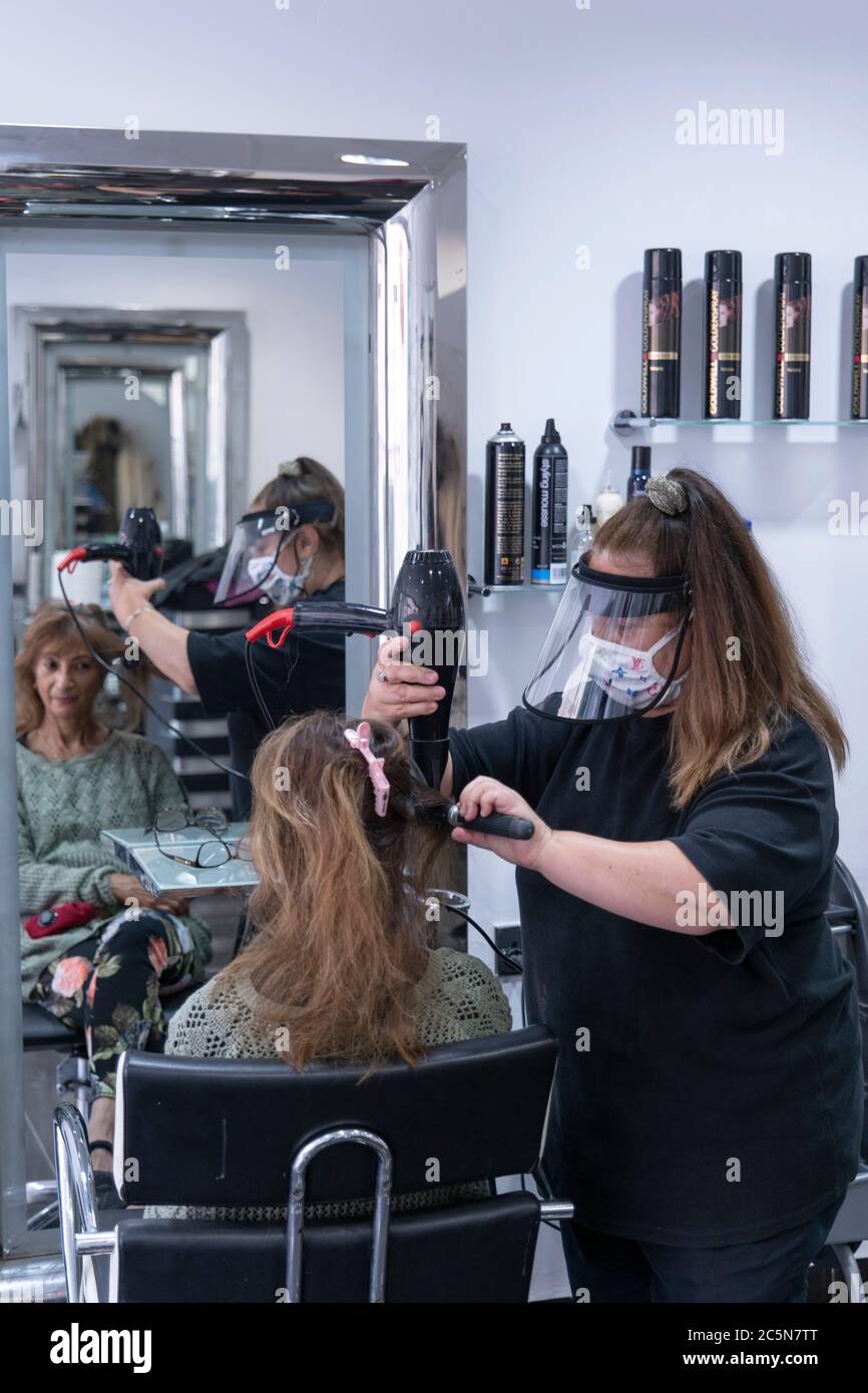 Lady hairdresser hires stock photography and images Alamy
