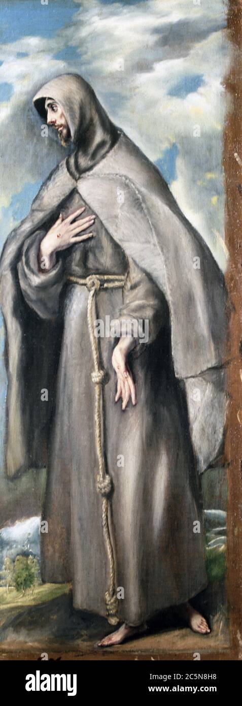 FRANCISCO DE ASIS, SAN. RELIGIOSO ITALIANO. 1182-1226.. FUNDADOR DE LA ORDEN FRANCISCANA. OLEO DEL GRECO. MUSEO DE SANTA CRUZ. TOLDO Stock Photo - Alamy FRANCISCO DE ASIS, SAN. RELIGIOSO ITALIANO. 1182-1226.. FUNDADOR DE LA ORDEN FRANCISCANA. OLEO DEL GRECO. MUSEO DE SANTA CRUZ. TOLDO Stock Photo - Alamy