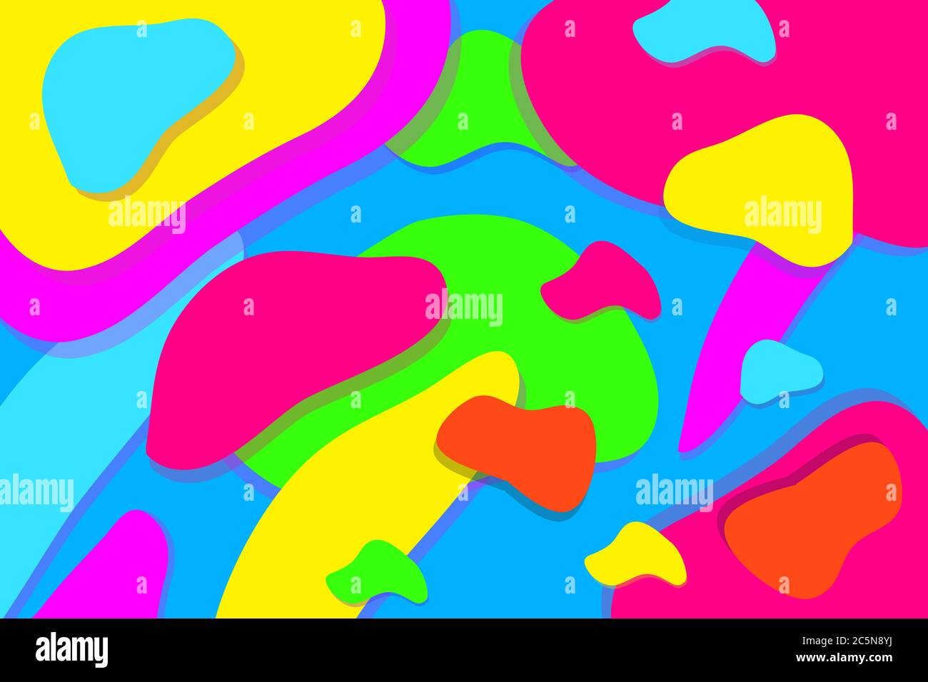 Abstract colorful liquid vector background illustration layout Stock Vector
