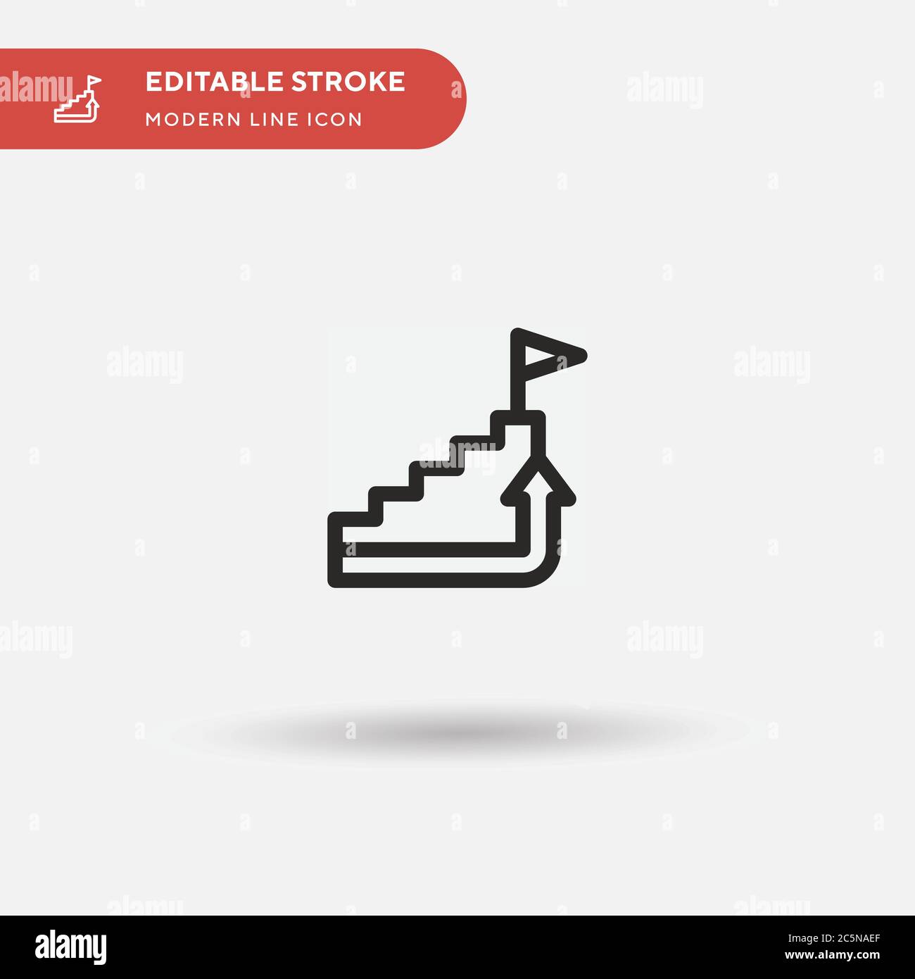 Goal Simple vector icon. Illustration symbol design template for web ...